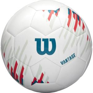 Wilson NCAA Vantage Soccer Balls – Size 3, Size 4 and Size 5(White/Teal)