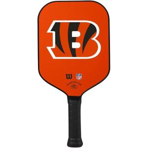 Wilson NFL Collection Fierce Team Pickleball Paddles – Grip Size 2-4 1/4″(Cincinnati Bengals)