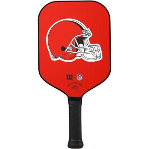 Wilson NFL Collection Fierce Team Pickleball Paddles – Grip Size 2-4 1/4″(Cleveland Browns)