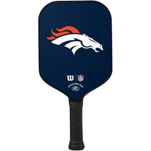 Wilson NFL Collection Fierce Team Pickleball Paddles – Grip Size 2-4 1/4″(Denver Broncos)