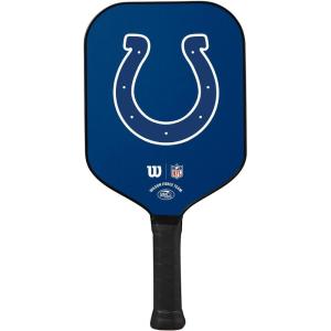 Wilson NFL Collection Fierce Team Pickleball Paddles – Grip Size 2-4 1/4″(Indianapolis Colts)