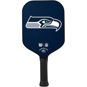 Wilson NFL Collection Fierce Team Pickleball Paddles – Grip Size 2-4 1/4″(Seattle Seahawks)