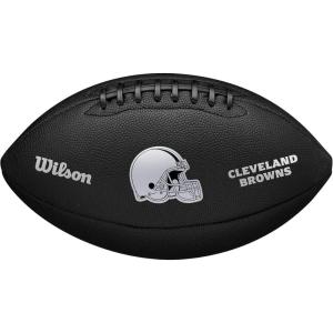 Wilson NFL Team Metallic Premiere Footballs – Official Size(Cleveland Browns)