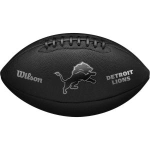 Wilson NFL Team Metallic Premiere Footballs – Official Size(Detroit Lions)