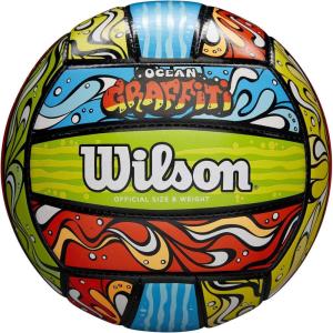 Wilson Outdoor Recreational Volleyball – Official Size(Green/Orange/Blue)