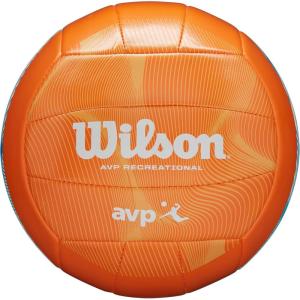 Wilson Outdoor Recreational Volleyball – Official Size(Orange/Blue)