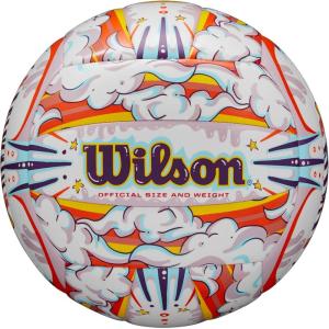 Wilson Outdoor Recreational Volleyball – Official Size(White/Orange)