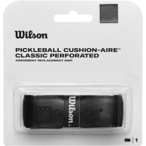 Wilson Pickleball Cushion-Aire Classic Perforated Replacement Grip(Black)