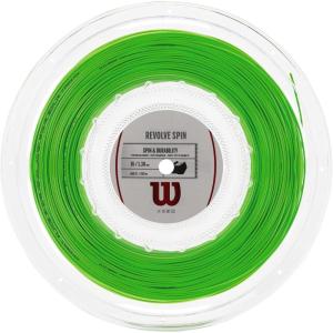Wilson Revolve Tennis String – Set and 200m Reel, 16 and 17 Gauge(Green)