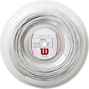 Wilson Revolve Tennis String – Set and 200m Reel, 16 and 17 Gauge(White)