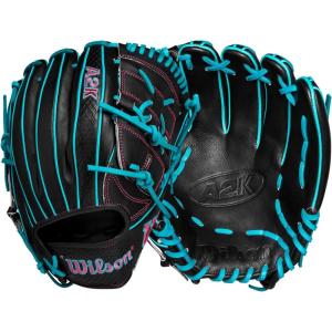 Wilson Spring 2025 A2K® Baseball Gloves(Black/Teal/Flamingo)