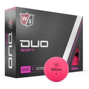 Wilson Staff Duo Soft Golf Balls – 12 Pack, Pink