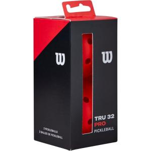 Wilson TRU 32 Pro Pickleballs – 2 Pack, Red