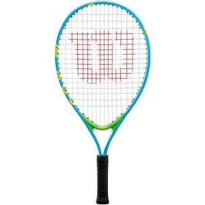 Wilson US Open Jr Tennis Racket, for Kids, Aluminium, Blue/Green, 21(Blue/Green)