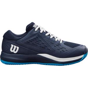 Wilson Unisex-Child Rush Pro Ace Junior Tennis Shoes(Navy Blazer/White/Atomic Blue)