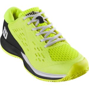 Wilson Unisex-Child Rush Pro Ace Junior Tennis Shoes(Safety Yellow/Black/White)