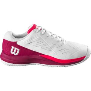 Wilson Unisex-Child Rush Pro Ace Junior Tennis Shoes(White Beet Red Diva Pink)