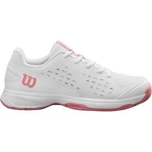 Wilson Unisex-Child Rush Pro Lite Junior Tennis Shoes(White/Mauveglow)