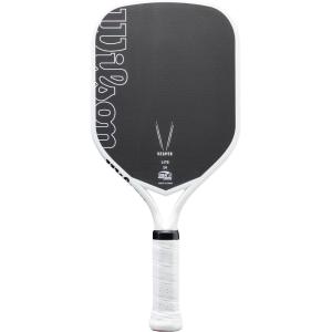 Wilson Vesper Lite Pickleball Paddle – Grip Size 1-4 1/8″, Black/White