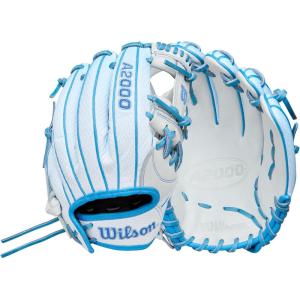 Wilson Winter 2025 A2000® Fastpitch Gloves(Sky Blue/White)