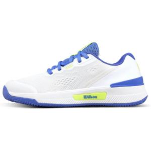 Wilson Womens Intrigue Pro Women’s Tennis Shoes(White/Amparo Blue/Safety Yellow)