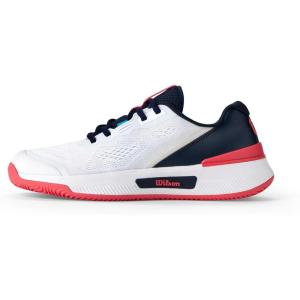 Wilson Womens Intrigue Pro Women’s Tennis Shoes(White/Navy Blazer/Dubarry)