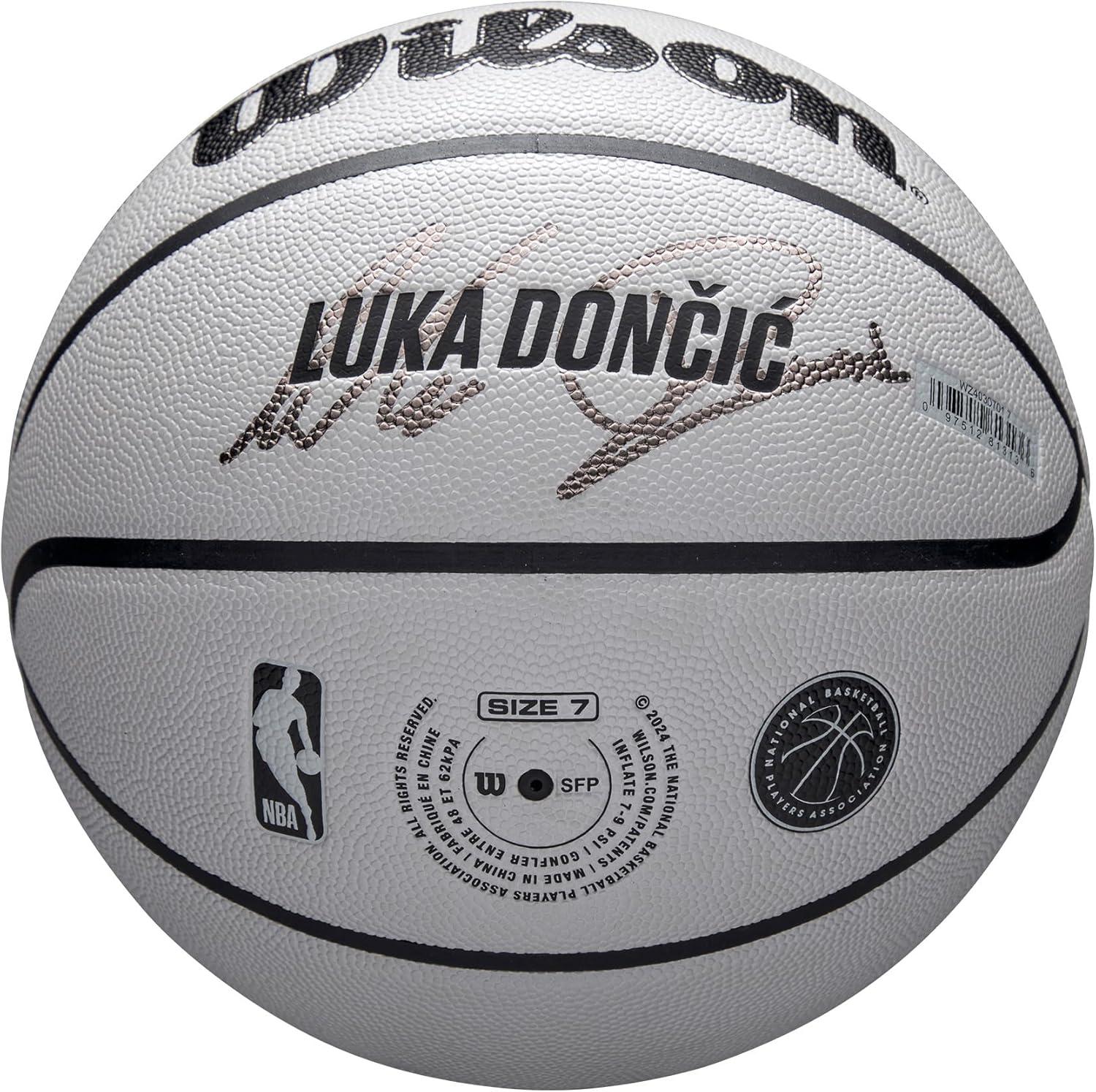 imageWILSON NBA Player Icon UV Basketball Luka Doncic Size 7295