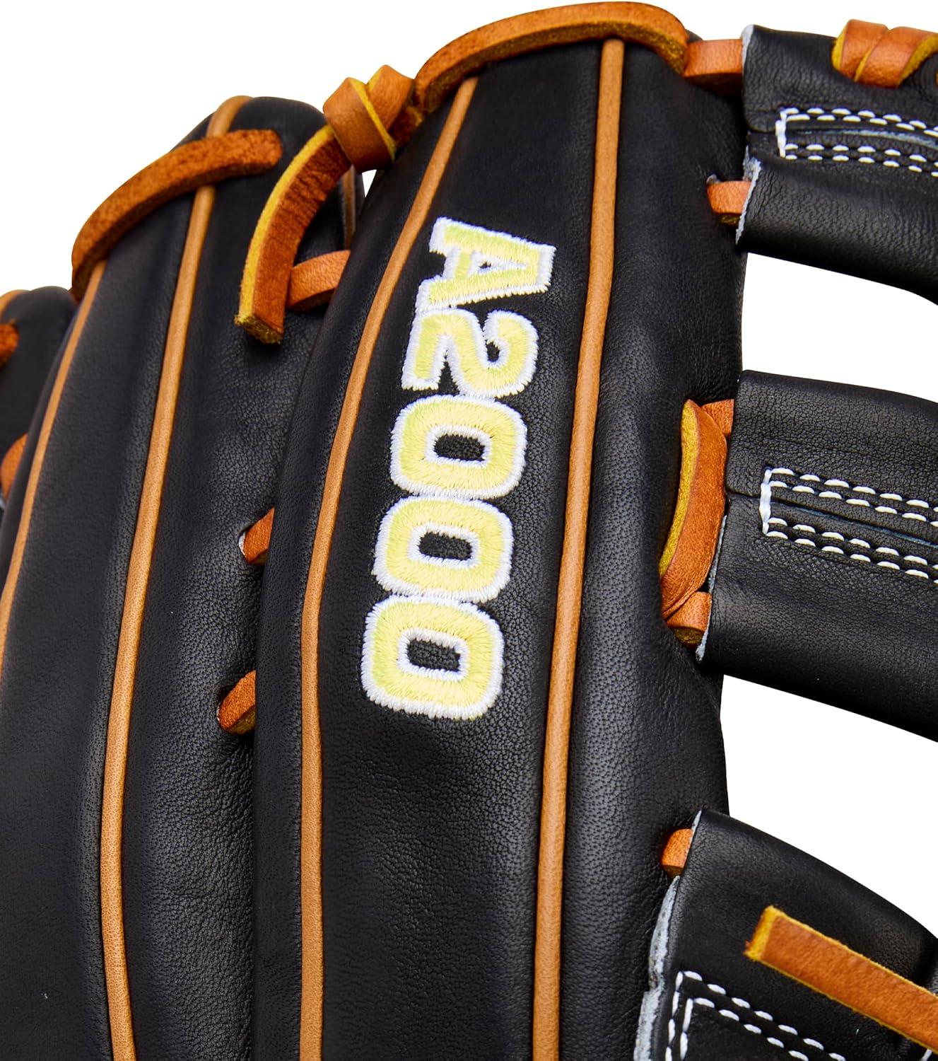 imageWilson 2026 A2000 Classic Baseball GlovesBlackSaddle Tan
