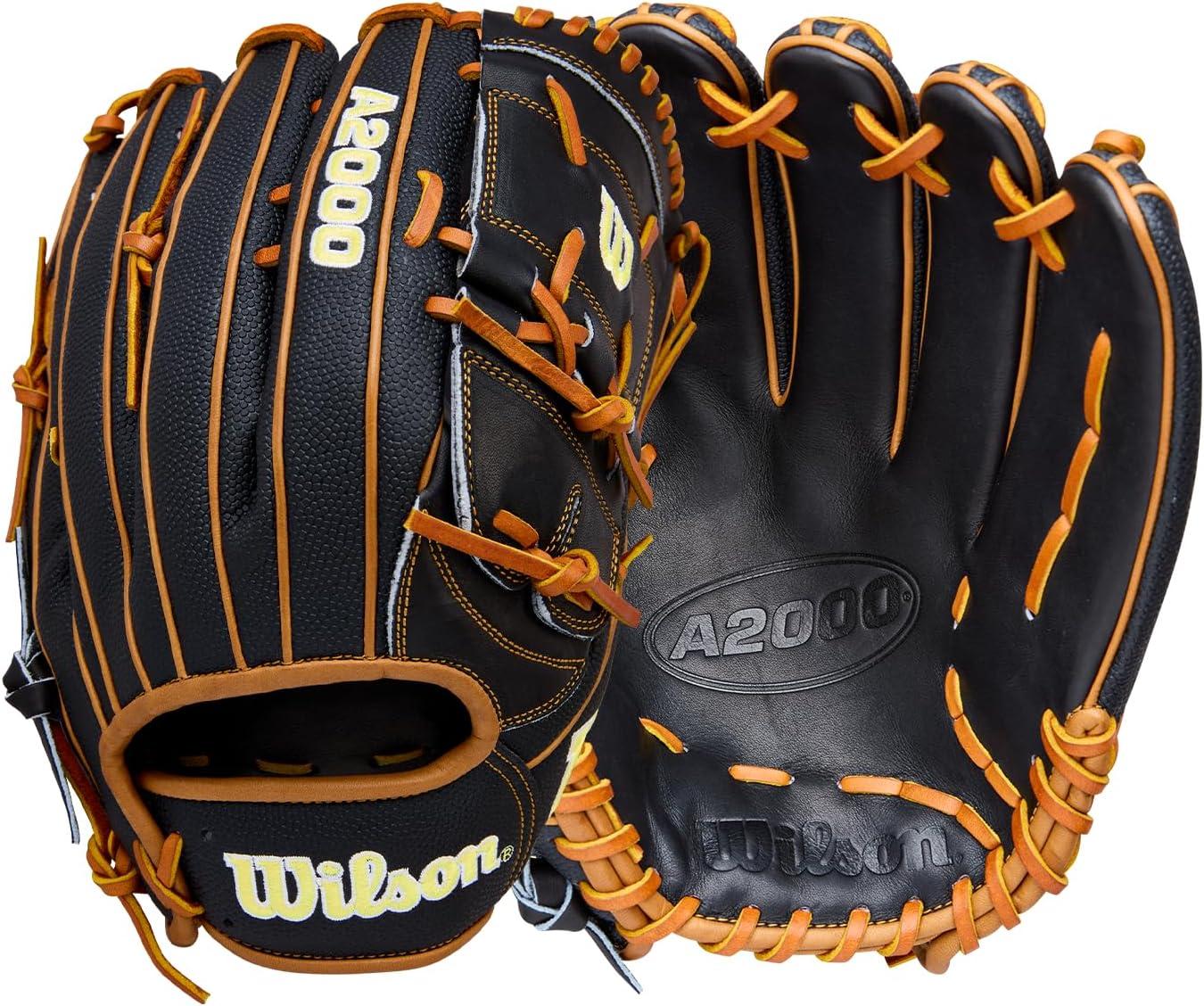 imageWilson 2026 A2000 Classic Baseball GlovesBlackSaddle Tan