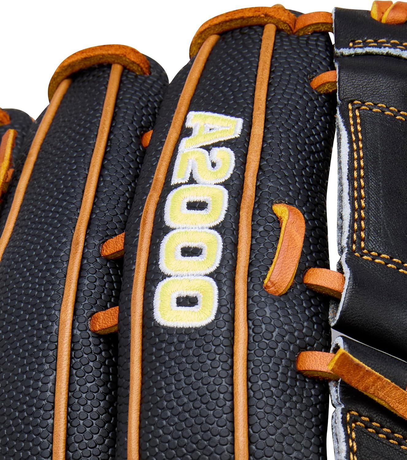 imageWilson 2026 A2000 Classic Baseball GlovesBlackSaddle Tan