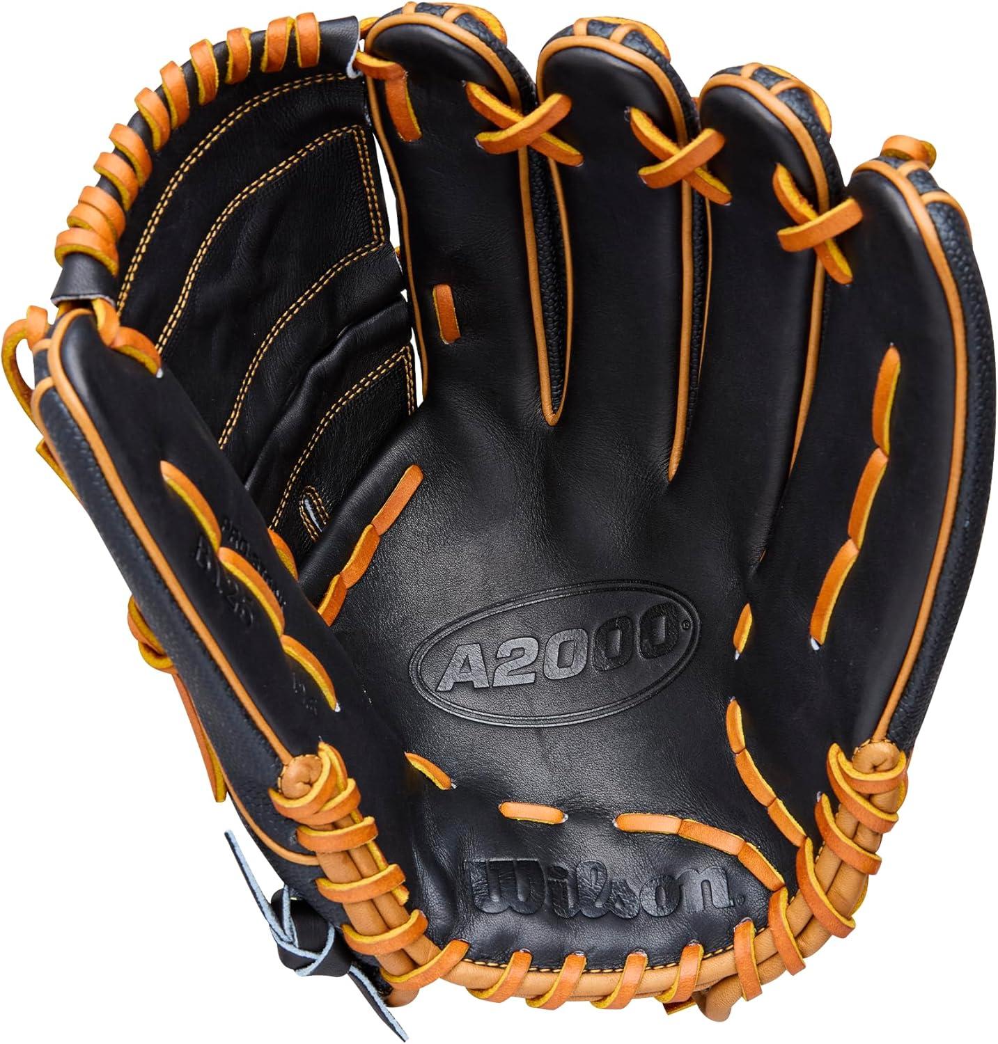 imageWilson 2026 A2000 Classic Baseball GlovesBlackSaddle Tan
