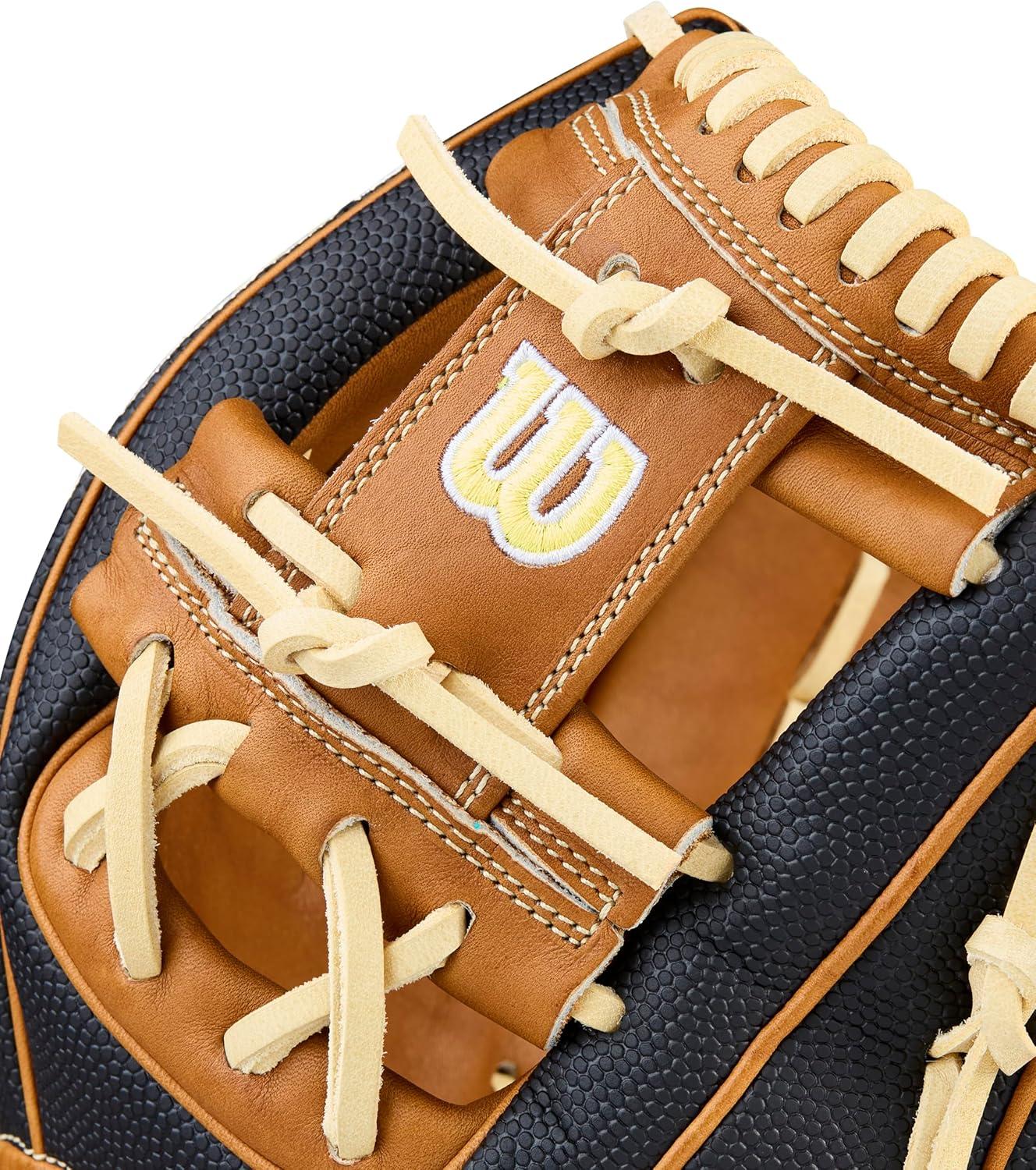 imageWilson 2026 A2000 Classic Baseball GlovesBlackSaddle Tan