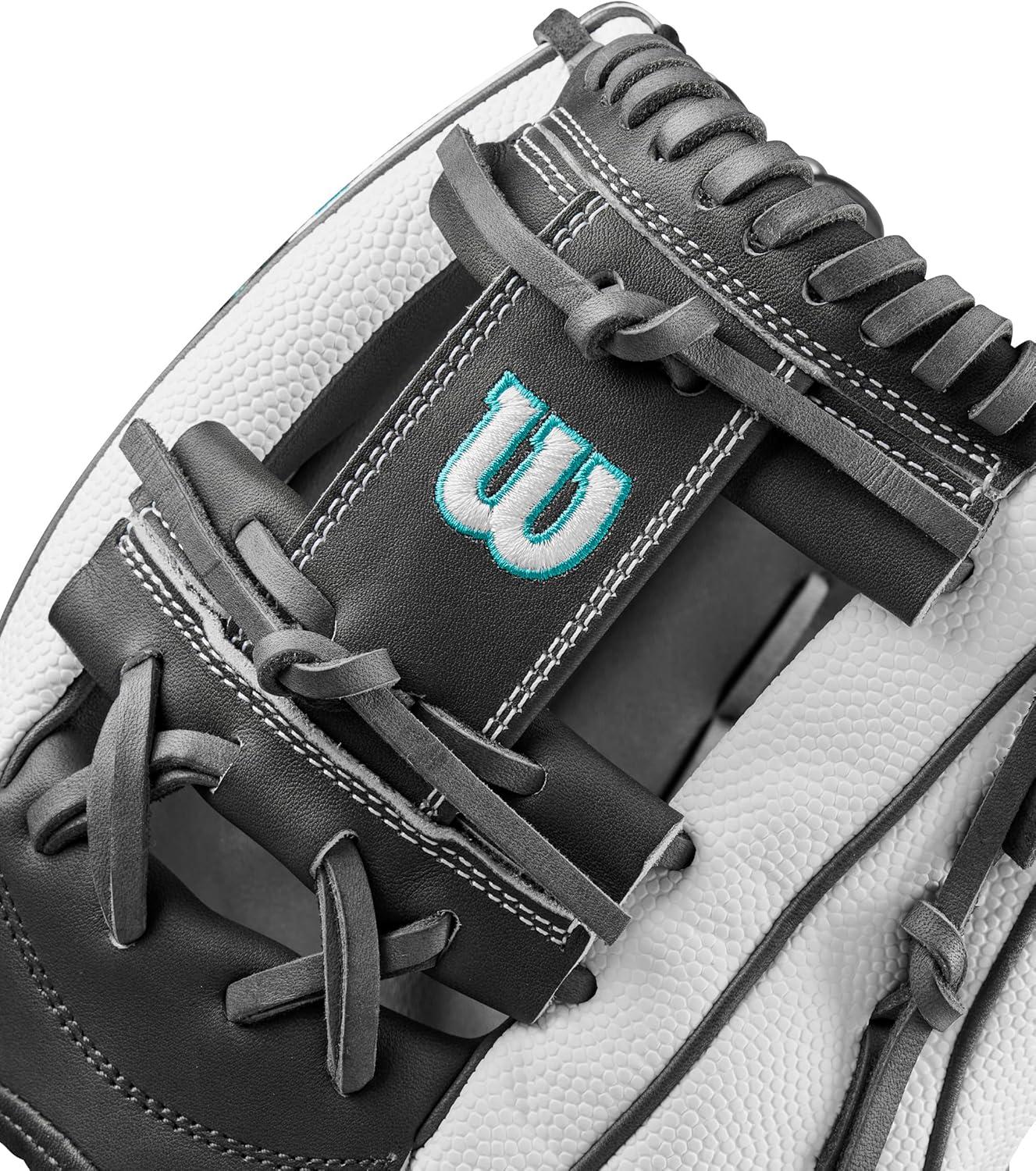 imageWilson A2000 Infield Fastpitch GlovesWhiteCharcoalTeal