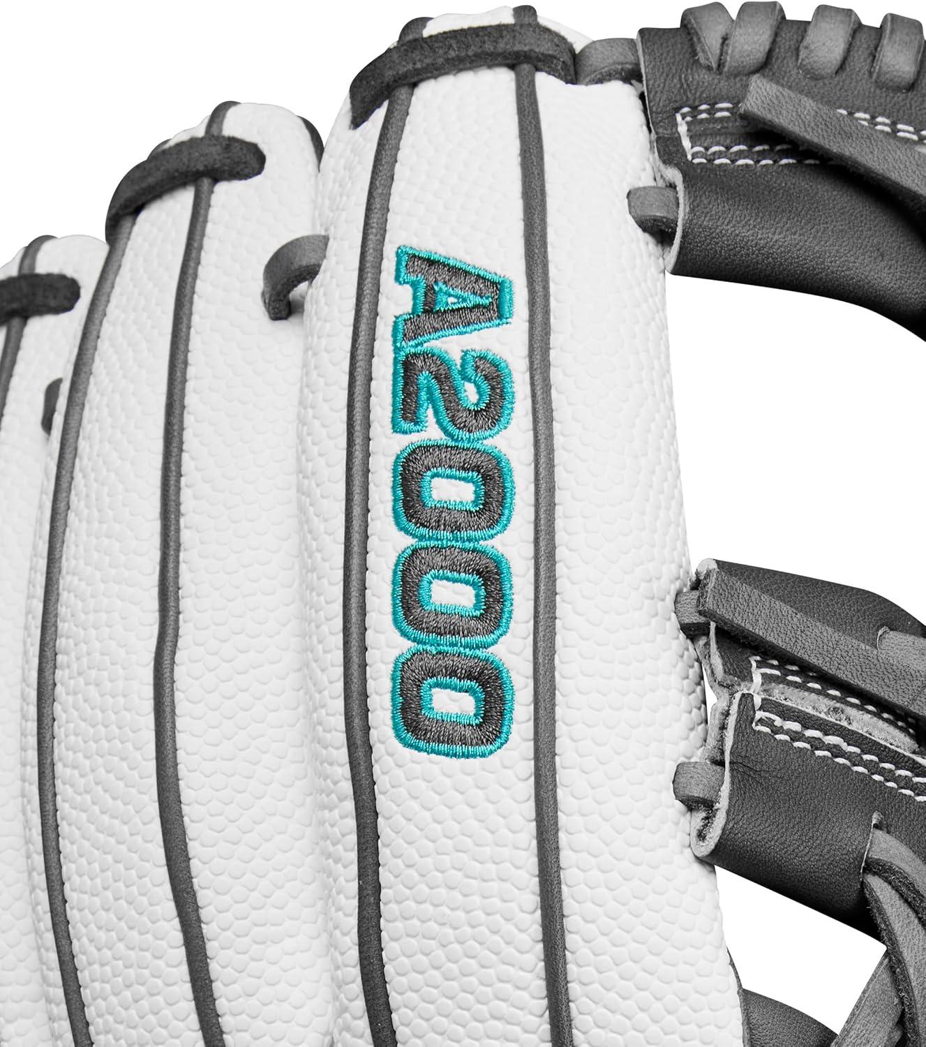imageWilson A2000 Infield Fastpitch GlovesWhiteCharcoalTeal