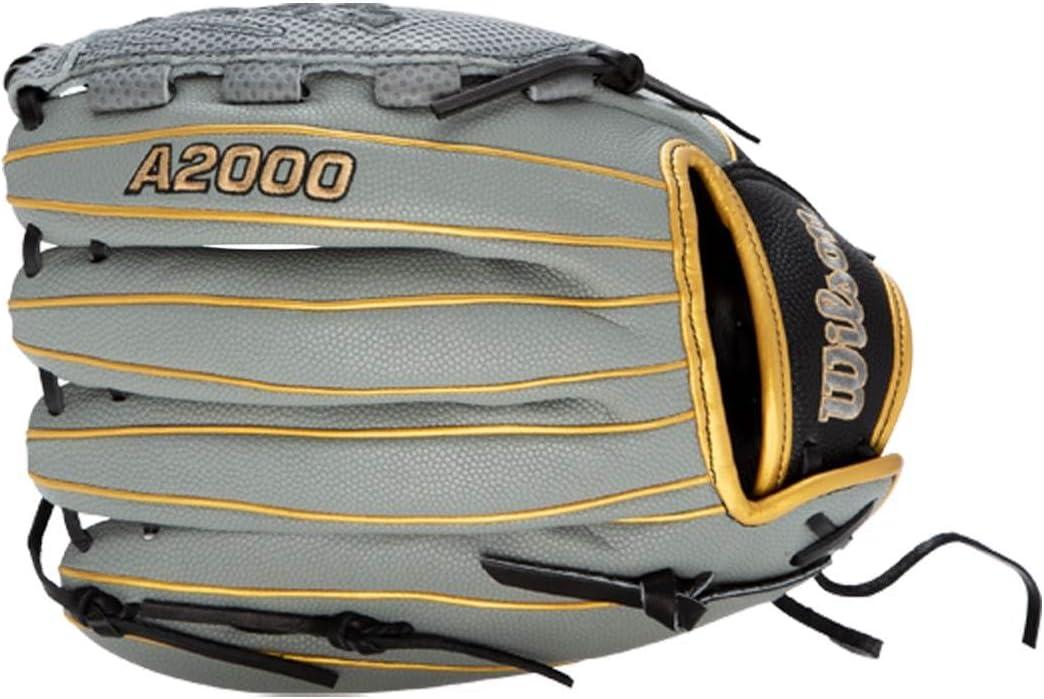 imageWilson A2000 Outfield Fastpitch Gloves 125GreyBlackGold