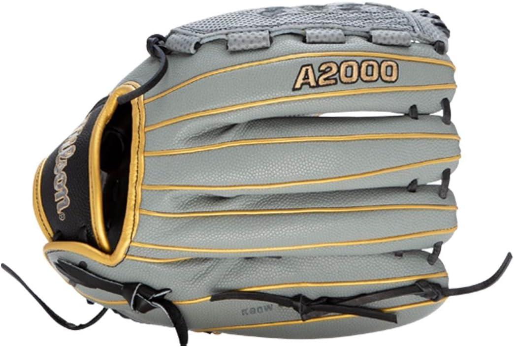 imageWilson A2000 Outfield Fastpitch Gloves 125GreyBlackGold