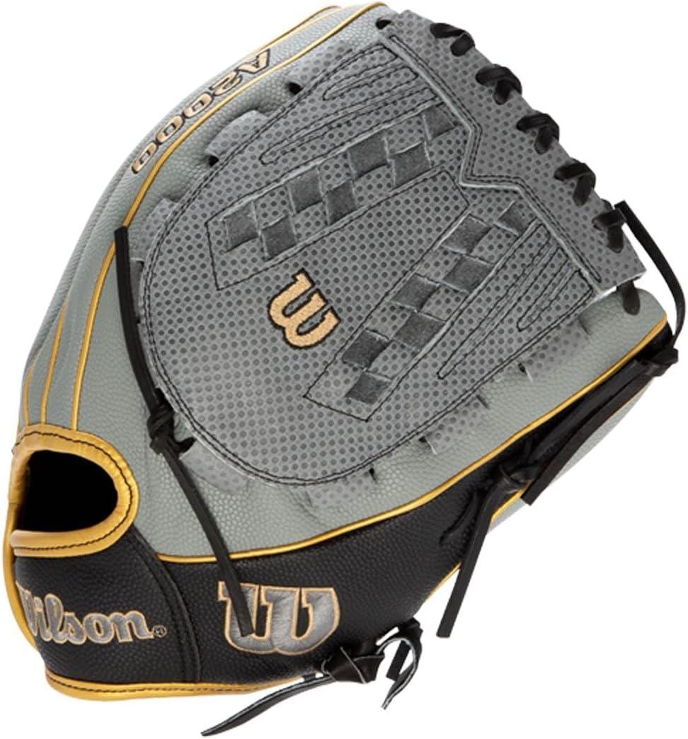 imageWilson A2000 Outfield Fastpitch Gloves 125GreyBlackGold