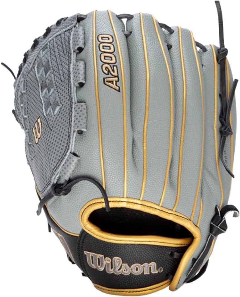 imageWilson A2000 Outfield Fastpitch Gloves 125GreyBlackGold