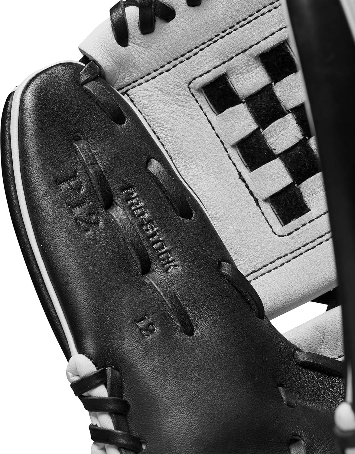 imageWilson A2000 P12 12 Pitchers Fastpitch GlovesBlackWhiteBlonde
