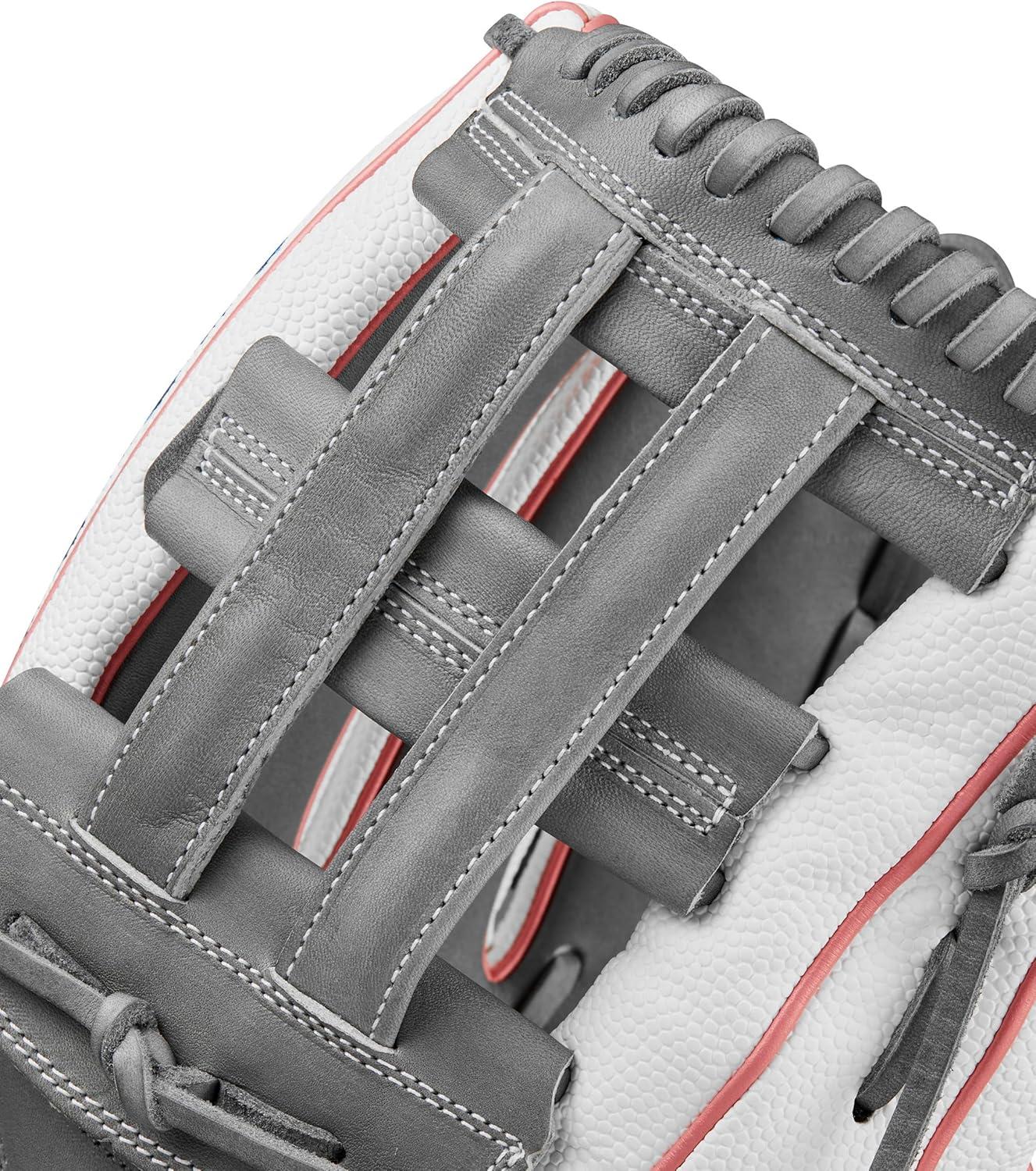 imageWilson Fall 2024 A2000 Fastpitch GlovesWhiteRose GoldGrey