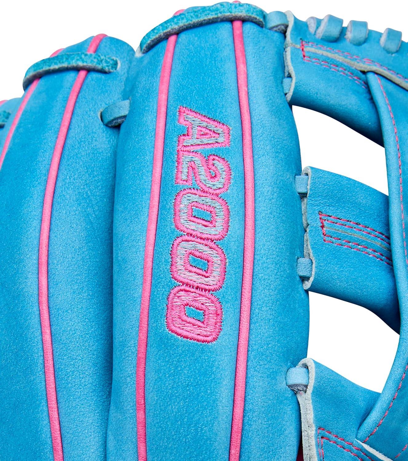 imageWilson Fall 2025 A2000 Baseball GlovesBluePink