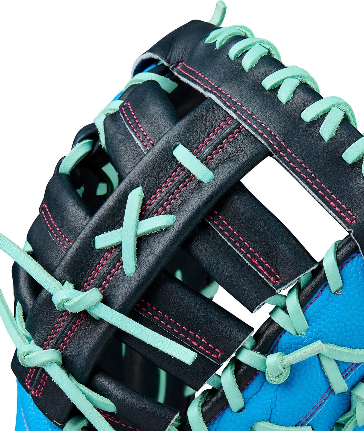 imageWilson Fall 2025 A2000 Baseball GlovesSky BlueNavySeafoam