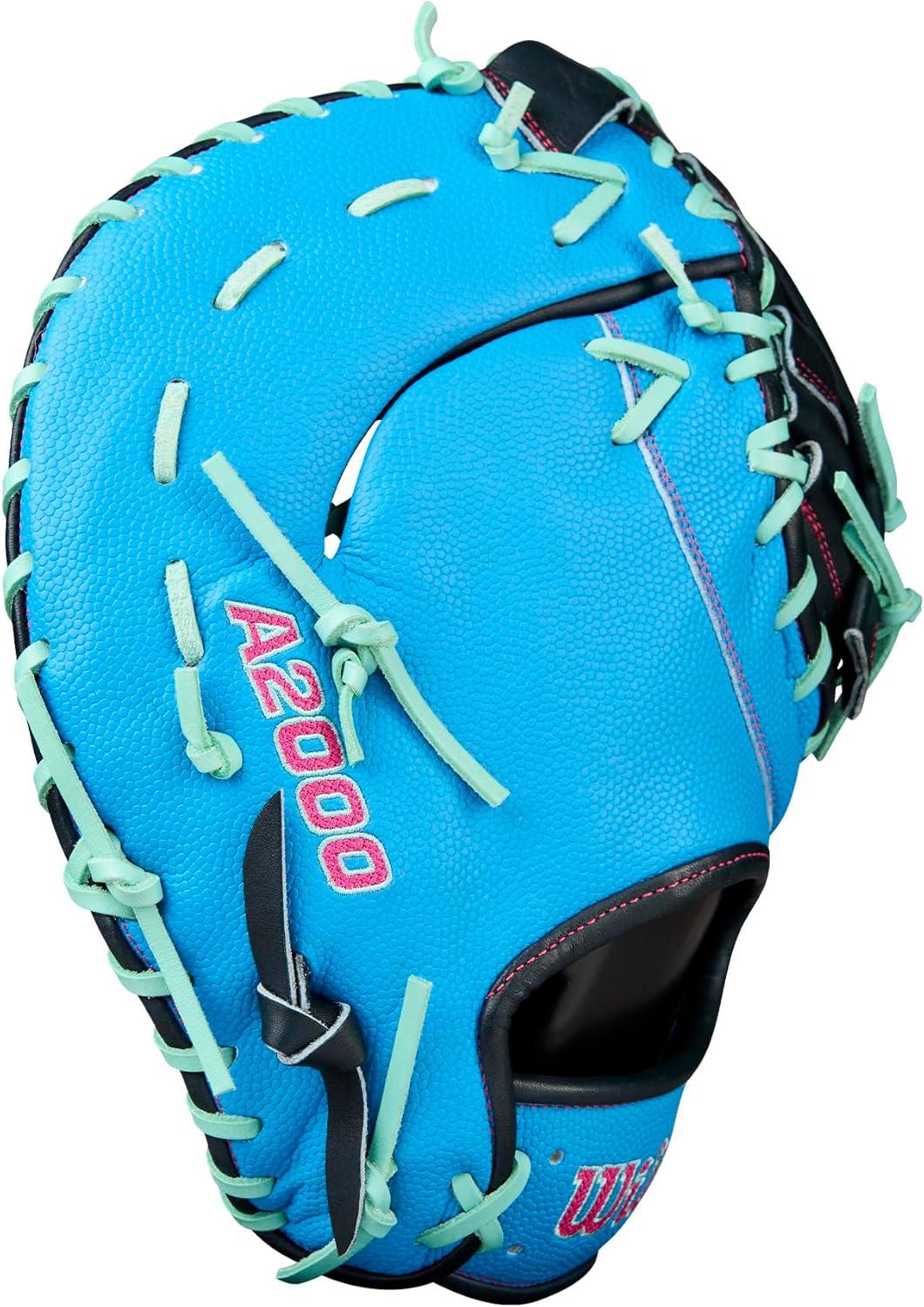imageWilson Fall 2025 A2000 Baseball GlovesSky BlueNavySeafoam