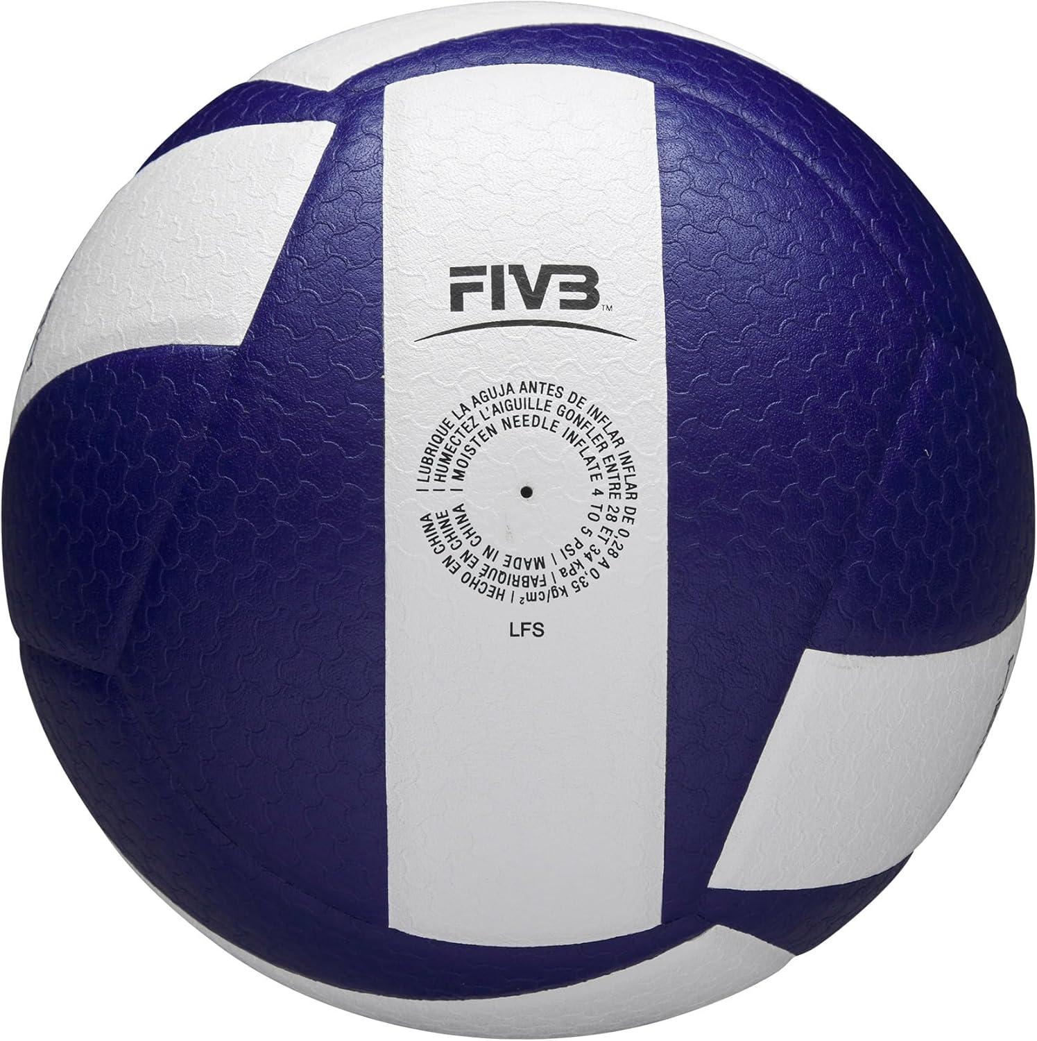 imageWilson Helix Official Size VolleyballsBlueWhite