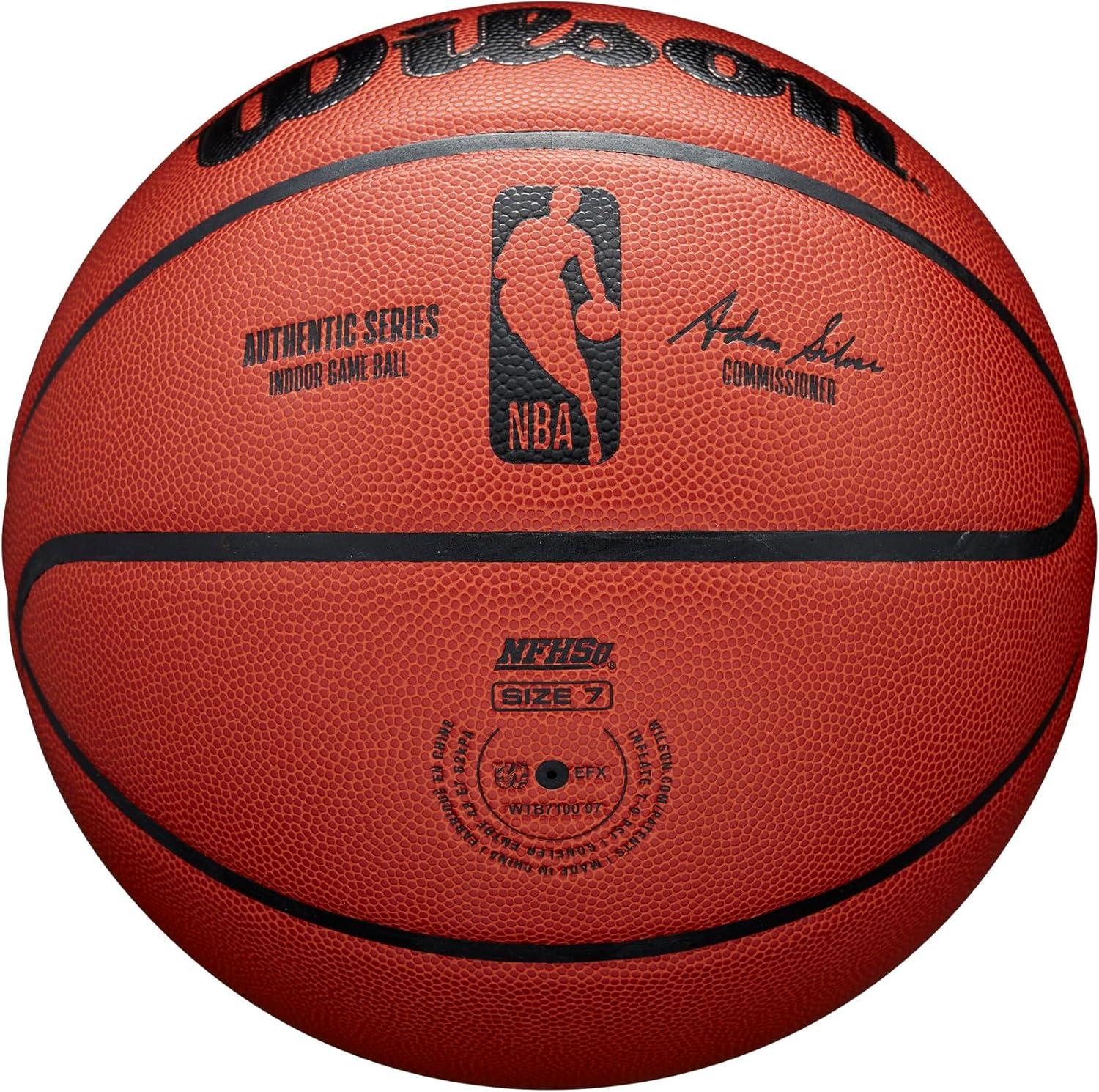imageWilson NBA Authentic Indoor Competition Basketballs Size 6 and Size 7Size 7 295