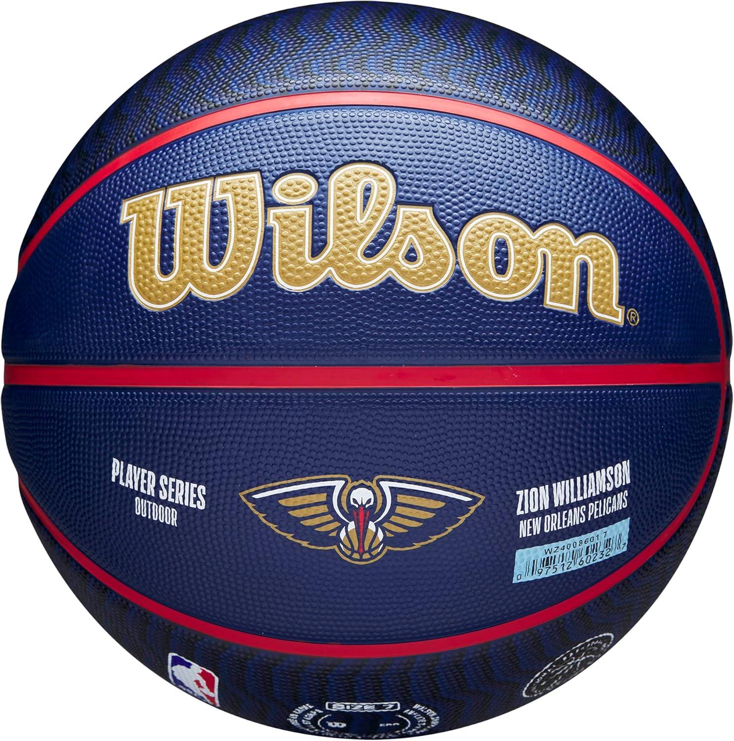 imageWilson NBA Player Icon Basketballs Size 3 and Size 7Zion Williamson