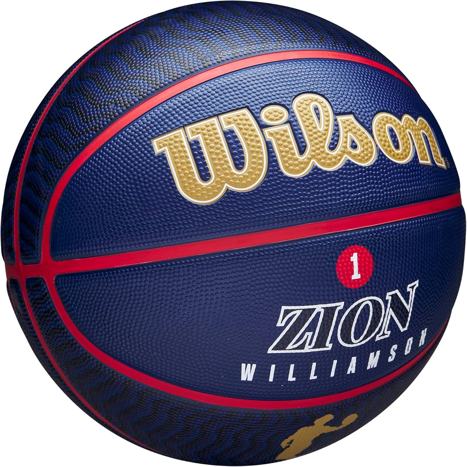 imageWilson NBA Player Icon Basketballs Size 3 and Size 7Zion Williamson