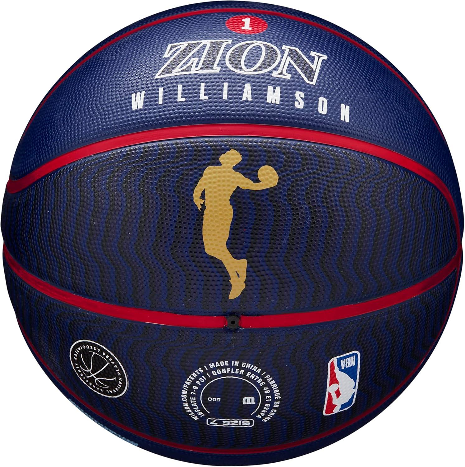 imageWilson NBA Player Icon Basketballs Size 3 and Size 7Zion Williamson
