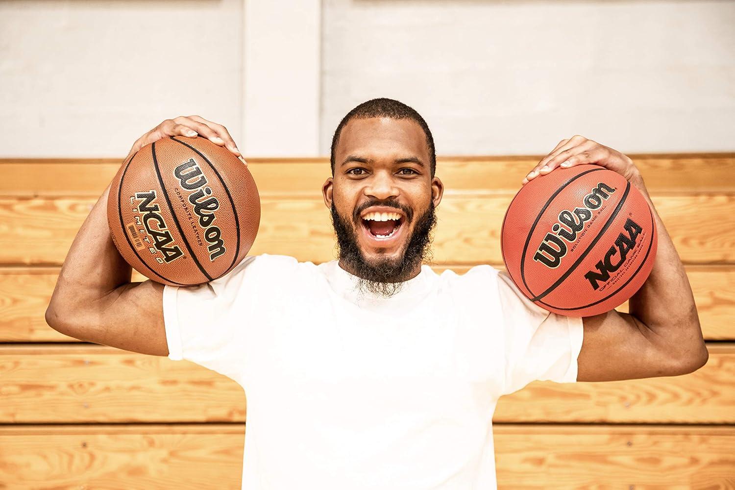 imageWilson NCAA Limited Basketball 295 and 285Brown