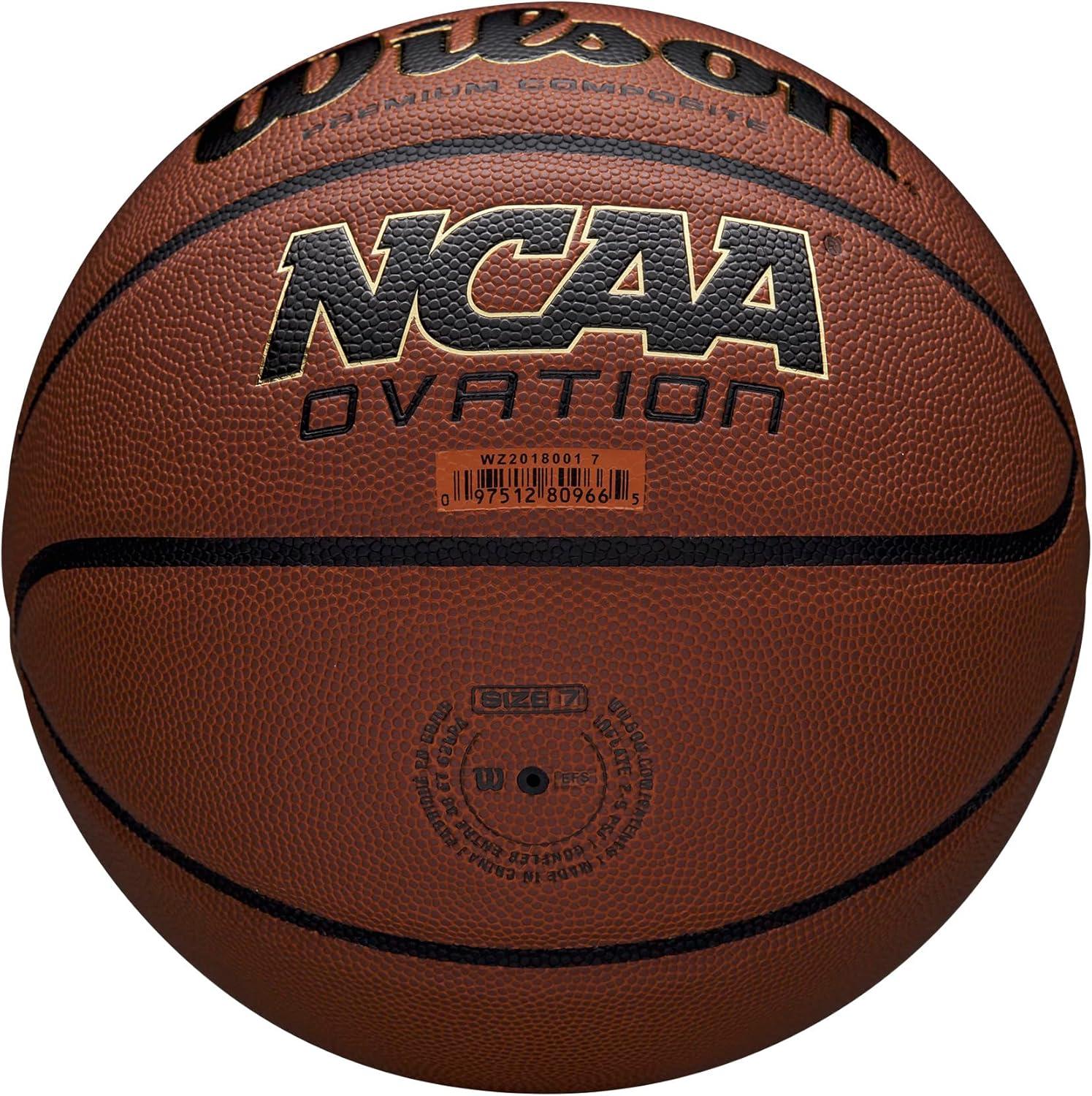imageWilson NCAA Ovation Basketballs Size 6 AMD Size 7Brown